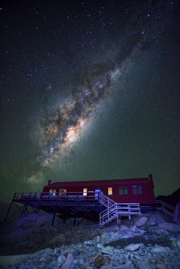 Milky Way over Mueller Hut